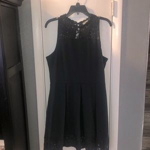 XL Skater dress lace top by rewind